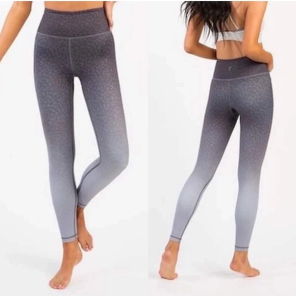 ZYIA ombre cheetah print light n tight leggings - Picture 1 of 10